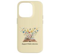 Apoye a Las bibliotecas públicas La alfabetización Importa Bibliotecario Abogado Carcasa para iPhone 14 Pro
