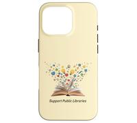 Apoye a Las bibliotecas públicas La alfabetización Importa Bibliotecario Abogado Carcasa para iPhone 16 Pro