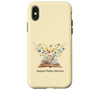 Apoye a Las bibliotecas públicas La alfabetización Importa Bibliotecario Abogado Carcasa para iPhone X/XS