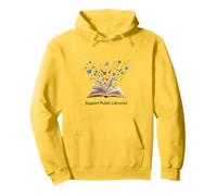 Apoye a Las bibliotecas públicas La alfabetización Importa Bibliotecario Abogado Sudadera con Capucha