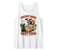 Apoye a los queseros locales - Granja lechera de estilo vintage Camiseta sin Mangas