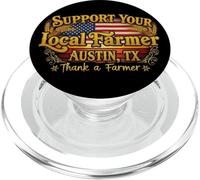 Apoye a sus agricultores locales - Austin, Texas PopSockets PopGrip para MagSafe
