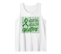 Apoyo a la concienciación sobre la Salud Mental de Green Ribbon Camiseta sin Mangas