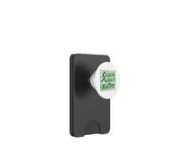 Apoyo a la concienciación sobre la Salud Mental de Green Ribbon PopSockets PopWallet para MagSafe
