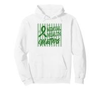 Apoyo a la concienciación sobre la Salud Mental de Green Ribbon Sudadera con Capucha