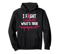 Apoyo a la concientización sobre el cáncer de Mama Believe Superhero Sudadera con Capucha