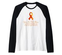Apoyo a la concientización sobre la Violencia en el noviazgo Adolescente - No estás Solo Camiseta Manga Raglan