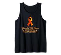 Apoyo a la concientización sobre la Violencia en el noviazgo Adolescente - No estás Solo Camiseta sin Mangas