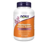 Now Foods Cápsulas blandas Berberina 400 mg Soporte glucosa 90 cápsulas MCT