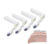 Apoyo a las hojas de Conredon | 4 Fundadoras anti-mudanza Subbreredón, accesorios de dormitorio, dispositivo fijador de la hoja de la casa, evita que la hoja se mueva, duerma su