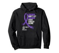 Apoyo a los luchadores de los amigos de la concienciación del cáncer ginecológico Sudadera con Capucha