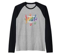 Apoyo a mis Amigos LGBT Camiseta Manga Raglan