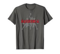 Apoyo Aficionado Baloncesto Baskonia Cataluña Basketball Camiseta, Hombre, Asfalto, L