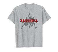 Apoyo Aficionado Baloncesto Baskonia Cataluña Basketball Camiseta, Hombre, Gris Jaspeado, L