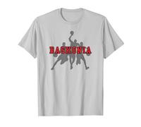 Apoyo Aficionado Baloncesto Baskonia Cataluña Basketball Camiseta, Hombre, Plata, L