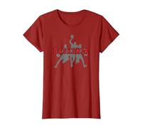 Apoyo Aficionado Baloncesto Baskonia Cataluña Basketball Camiseta, Mujer, Arándano, L