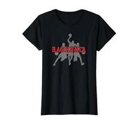 Apoyo Aficionado Baloncesto Baskonia Cataluña Basketball Camiseta, Mujer, Negro, L