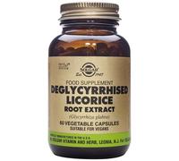 Apoyo al bienestar digestivo - Regaliz desglicirrizado extracto raíz 60 cápsulas vegetales Solgar