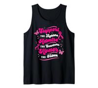 Apoyo al cáncer de Mama Luchadores Supervivientes Vestir de Camiseta sin Mangas
