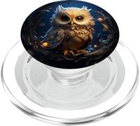 Apoyo Atril para móvil, Sujeción para teléfono búho PopSockets PopGrip para MagSafe