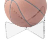 Apoyo De Boule En Acrylique, Présentoir Pour Ballons De Baske - Soporte De Fútbol Transparente, Apoya Dee Volley-Ball, Présentoir Stockage Balles pour Basket-Ball, Football, Ballon
