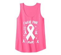 Apoyo de concientización sobre el cáncer I Wear Pink For My Mom Camiseta sin Mangas
