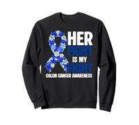 Apoyo de concientización sobre el Mes de su Lucha contra el cáncer de Colon Sudadera