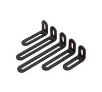 Apoyo de esquina de madera. Conector de soporte código ángulo ajustable acero inoxidable for estante, 90 grados, plateado y negro(5 Silver)
