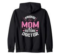 Apoyo de mamá orgullosa para el futuro médico Sudadera con Capucha
