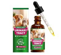 Apoyo del tracto urinario para Gatos | Gotas líquidas de 60 ml - Suplemento dietético aromatizado para Perros, para Mascotas, Cachorros, Razas pequeñas, Medianas y Grandes, Comida de