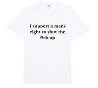 Apoyo el Derecho de un Hombre a callar Comfort Colors Adult Heavyweight T-Shirt