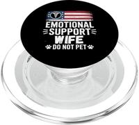 Apoyo Emoción Esposa No Mascota Humor Divertido Hombres PopSockets PopGrip para MagSafe