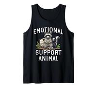 Apoyo Emocional Animal Mapache Zarigüeya Zorrillo Critters Camiseta sin Mangas