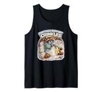 Apoyo Emocional Arrugas Lindo Mapache bebé Camiseta sin Mangas