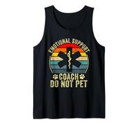 apoyo emocional Coach do not pet funny Coach Camiseta sin Mangas