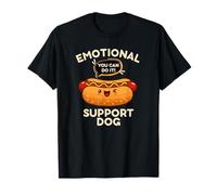 Apoyo Emocional Divertido Hot Dog Salud Mental Camiseta