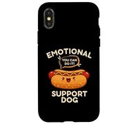 Apoyo Emocional Divertido Hot Dog Salud Mental Carcasa para iPhone X/XS