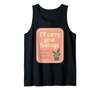 Apoyo emocional Humano Divertido Terapia Empatía Meme Regalo Camiseta sin Mangas