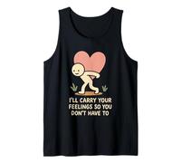 Apoyo emocional Humano Divertido Terapia Empatía Meme Regalo Camiseta sin Mangas