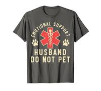 Apoyo Emocional Marido No Mascota Vintage Retro Camiseta