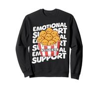 Apoyo Emocional Nuggets Kawaii Lindo Nug Pollo Sudadera
