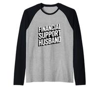 Apoyo Financiero Apreciación al Marido Familia Camiseta Manga Raglan