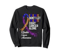 Apoyo Guerrero Combatiente Amigos Concientización sobre el Cáncer de Sudadera