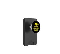 Apoyo la Segunda Enmienda 2A de Libertario de Las Espadas Abiertas PopSockets PopWallet para MagSafe