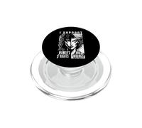 Apoyo los Derechos y los Errores de Las Mujeres Feminista Pop Art Girl PopSockets PopGrip para MagSafe