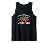 Apoyo Médico Marinara Divertido Meme Obsceno Palabra Jugar Pasta Camiseta sin Mangas