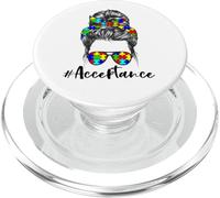 Apoyo para defensores del Mes de concienciación sobre el Autismo PopSockets PopGrip para MagSafe