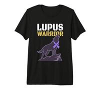 Apoyo para Enfermedades crónicas para Enfermedades autoinmunes del Guerrero del Lupus Camiseta Premium