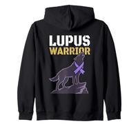 Apoyo para Enfermedades crónicas para Enfermedades autoinmunes del Guerrero del Lupus Sudadera con Capucha