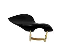 Apoyo para la barbilla para violín 1 mentonera for violín 4/4 con abrazadera instalada en diferentes maderas, for 4/4-1/8 soporte estándar(Ebony wood 6)